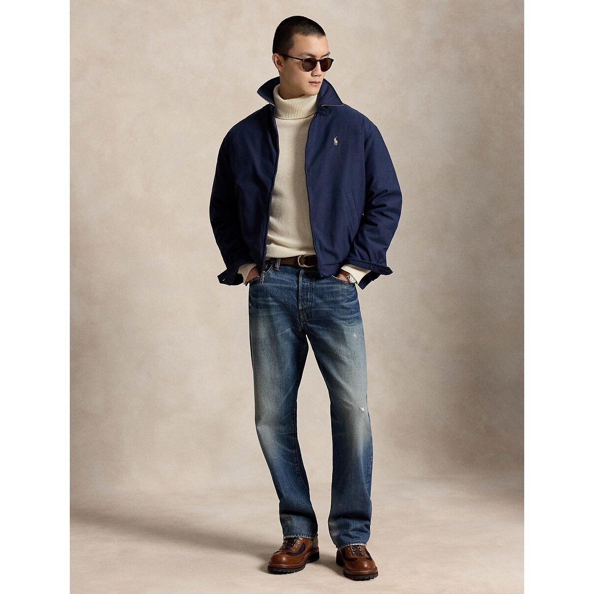 Corta-vento com fecho marinho, POLO RALPH LAUREN