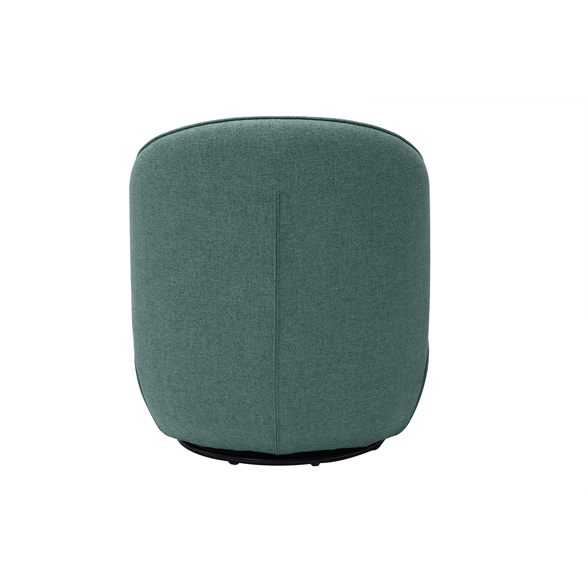 Fauteuil design pivotant AMBER bleu grisé, MILIBOO