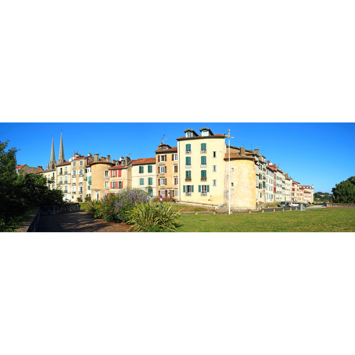 Tableau Mural Ville De Bayonne CONTEMPORAIN URBAIN tableaux sur toile-multicolore, CEANOTHE