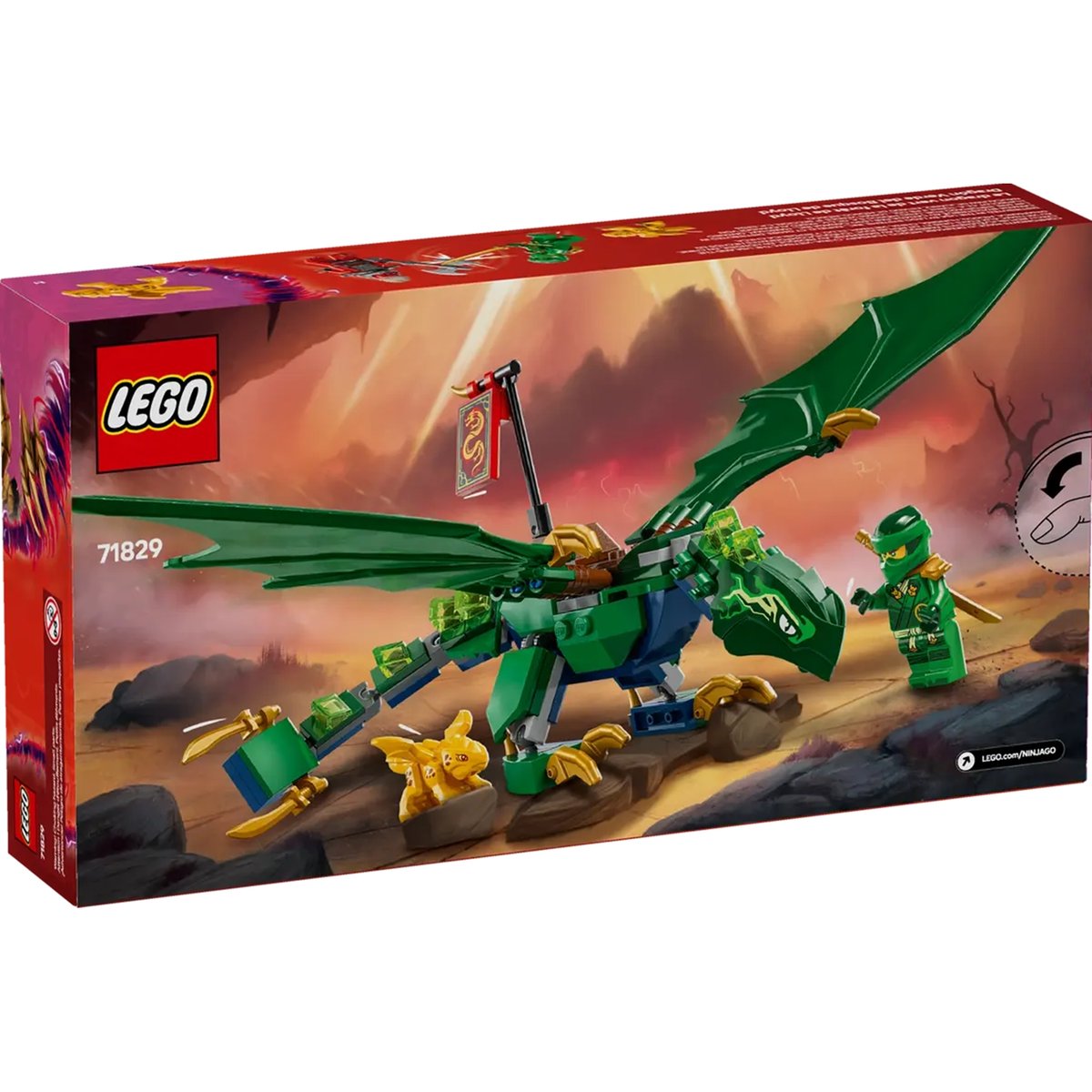 Le dragon vert de la forêt de Lloyd multicolore, LEGO