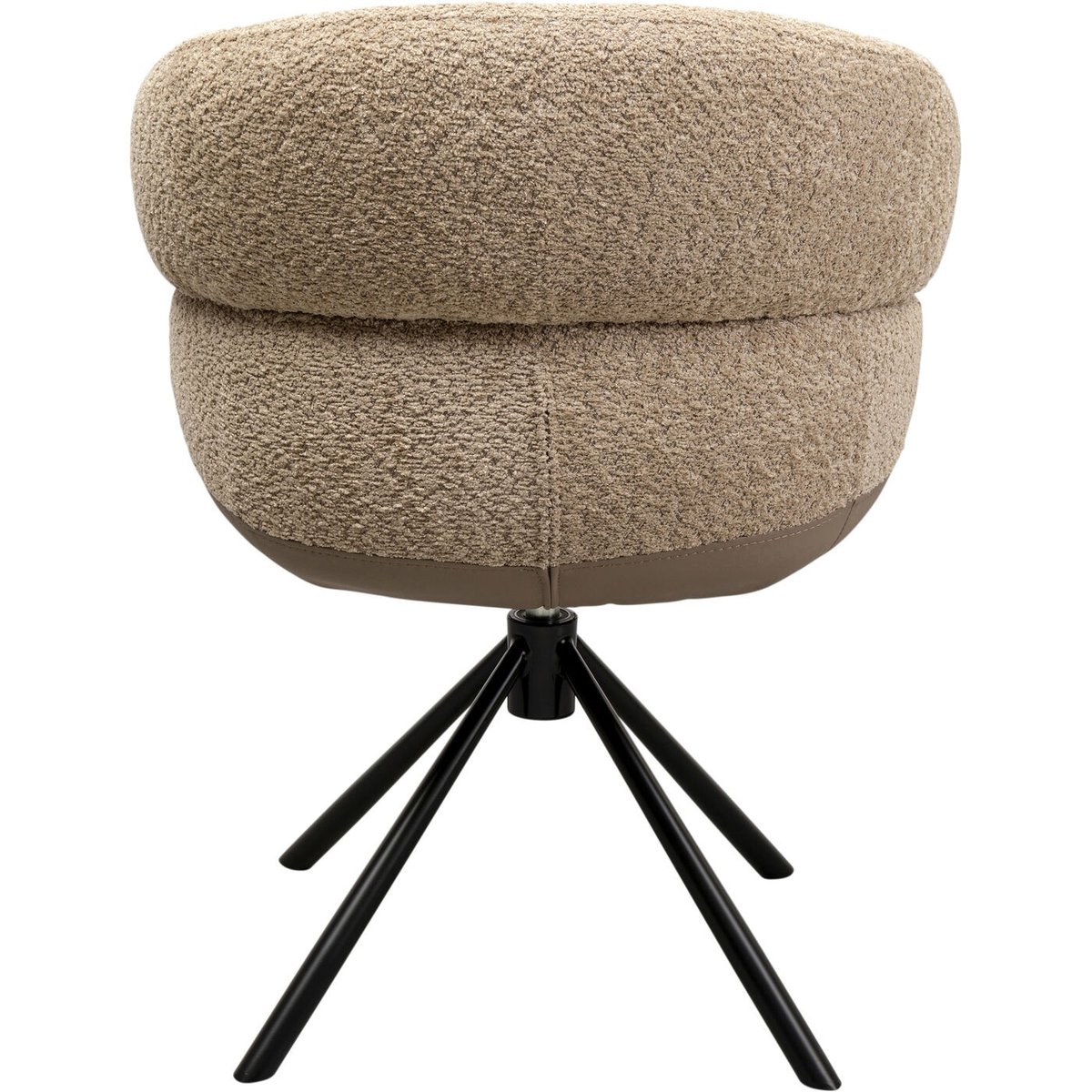 Chaise avec accoudoirs pivotante, TASTY beige, KARE DESIGN