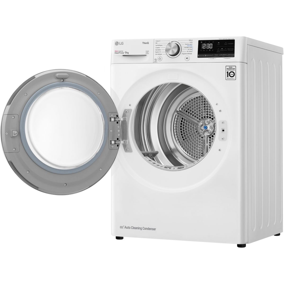 Sèche Linge Pompe À Chaleur Rh9v50wh blanc, LG