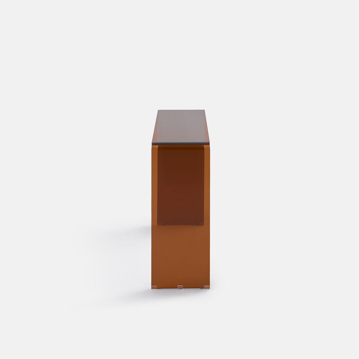 Console en verre trempé, JOAN ambre, LA REDOUTE INTERIEURS