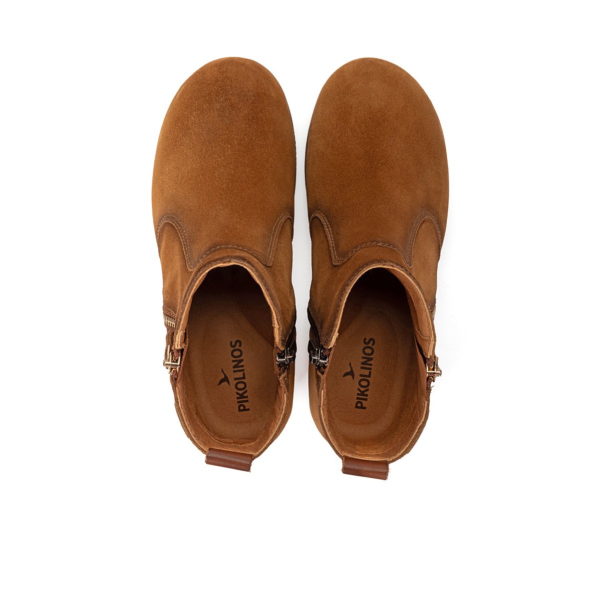 Bottines plates cuir Granada brandy, PIKOLINOS