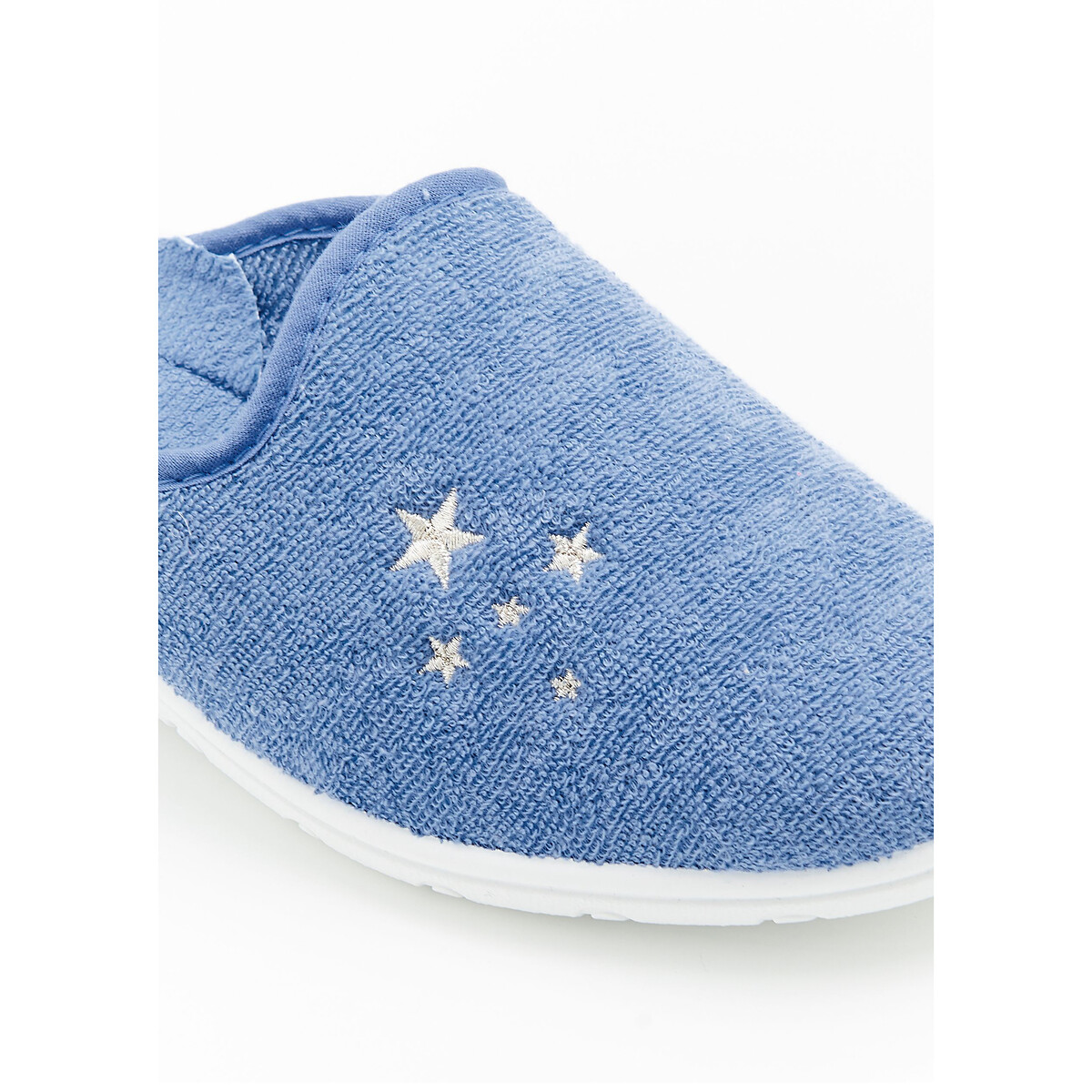 Chaussons mules bleu opaline, DAMART