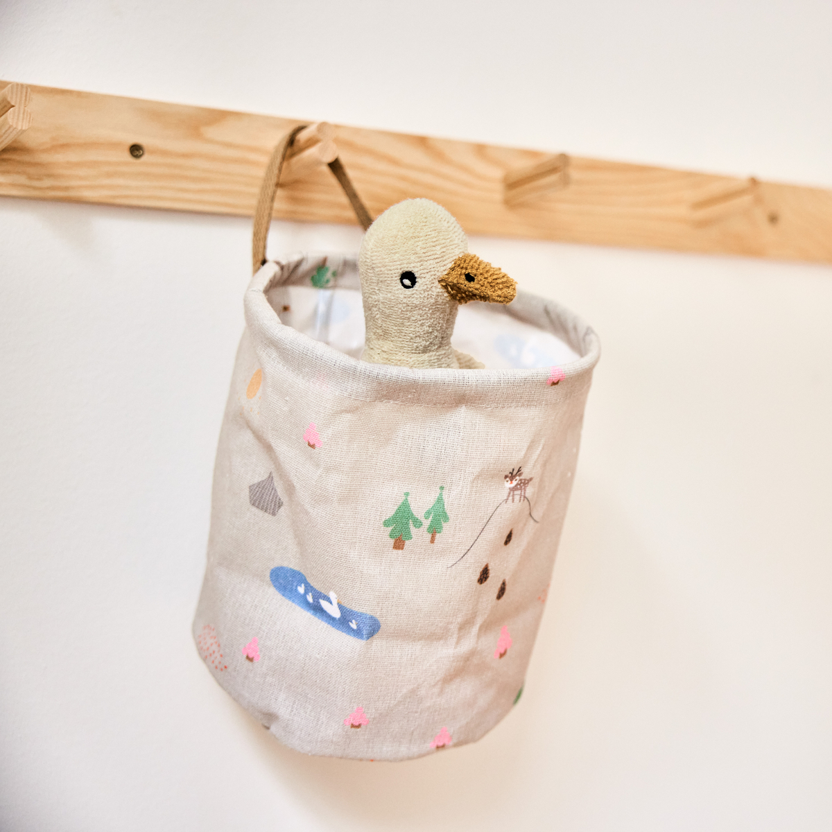 Petit panier de rangement, lot de 2 MINI beige, OYOY LIVING DESIGN