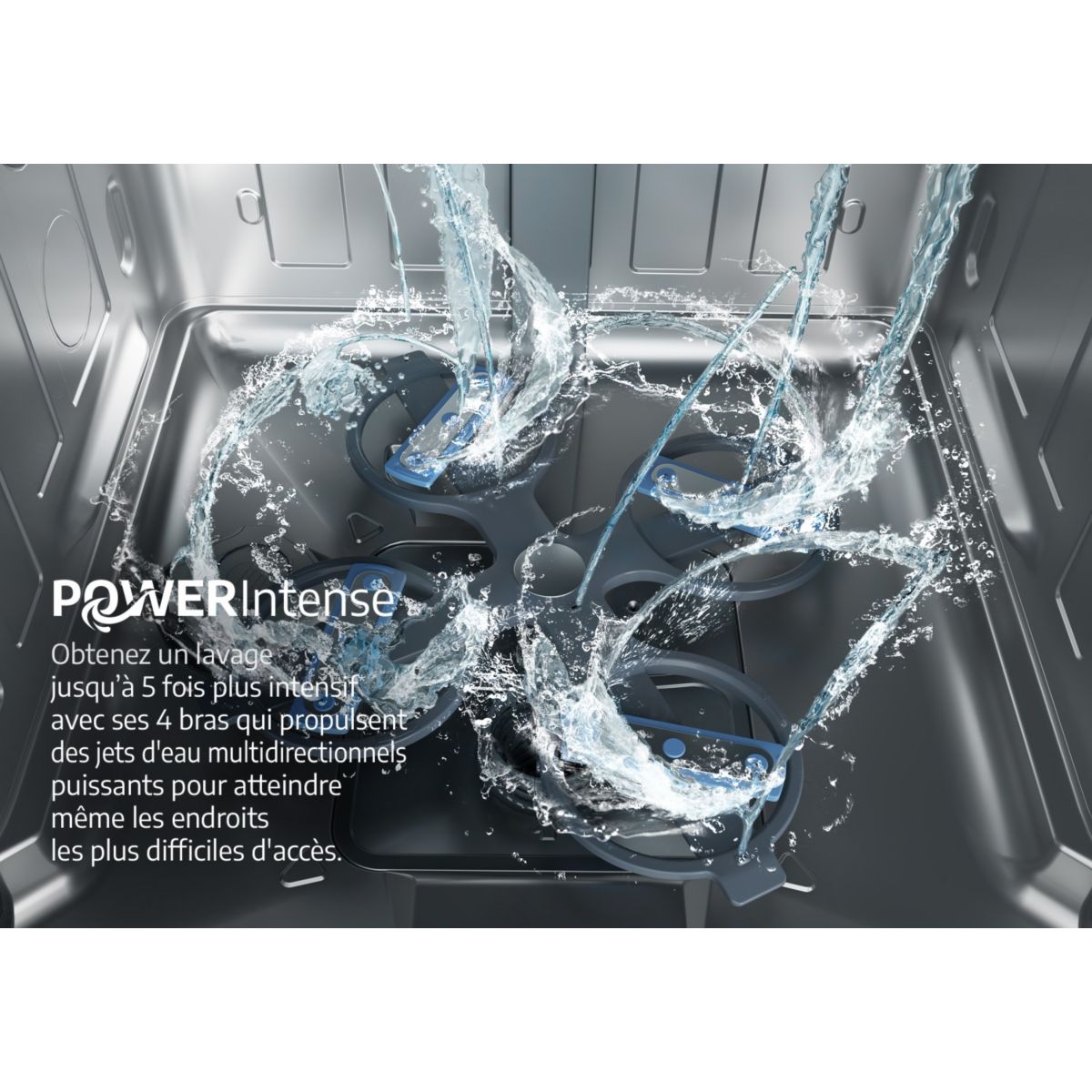 Lave vaisselle 60 cm BDFN26450XP powerIntense couleur unique, BEKO