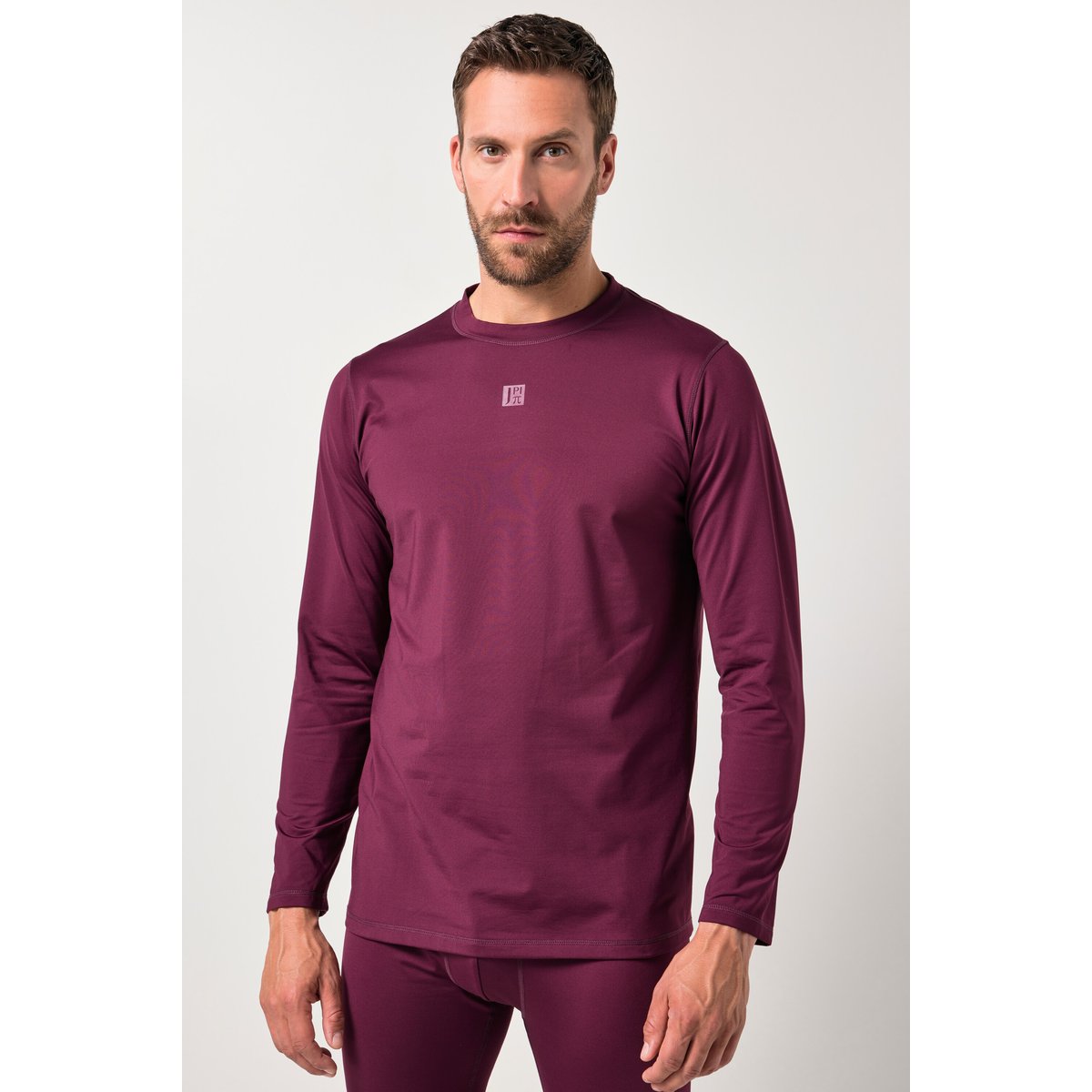 Maillot de corps thermique rouge vin foncé, JP1880