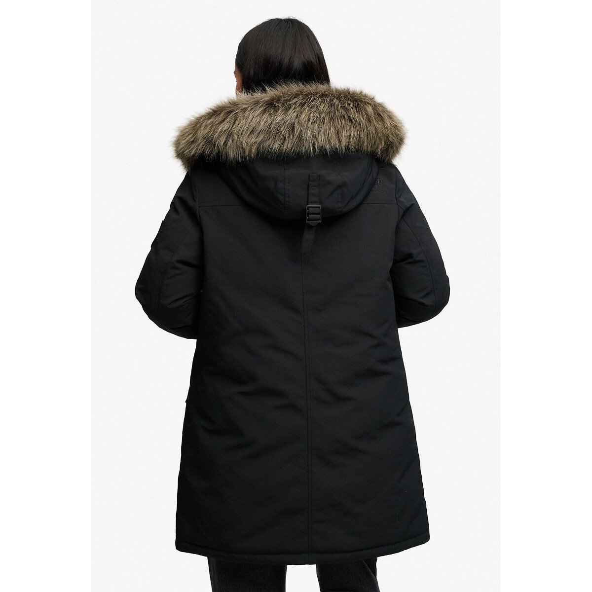 Parka à capuche Everest noir, SUPERDRY