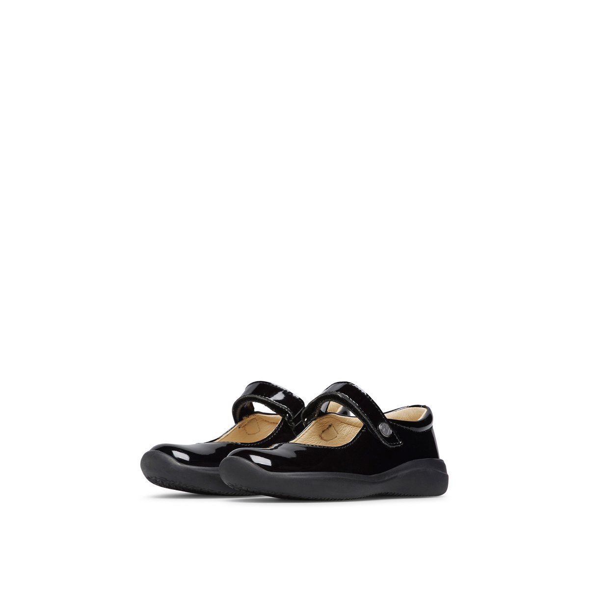 Ballerines en cuir verni CATANIA 2 noir-, NATURINO