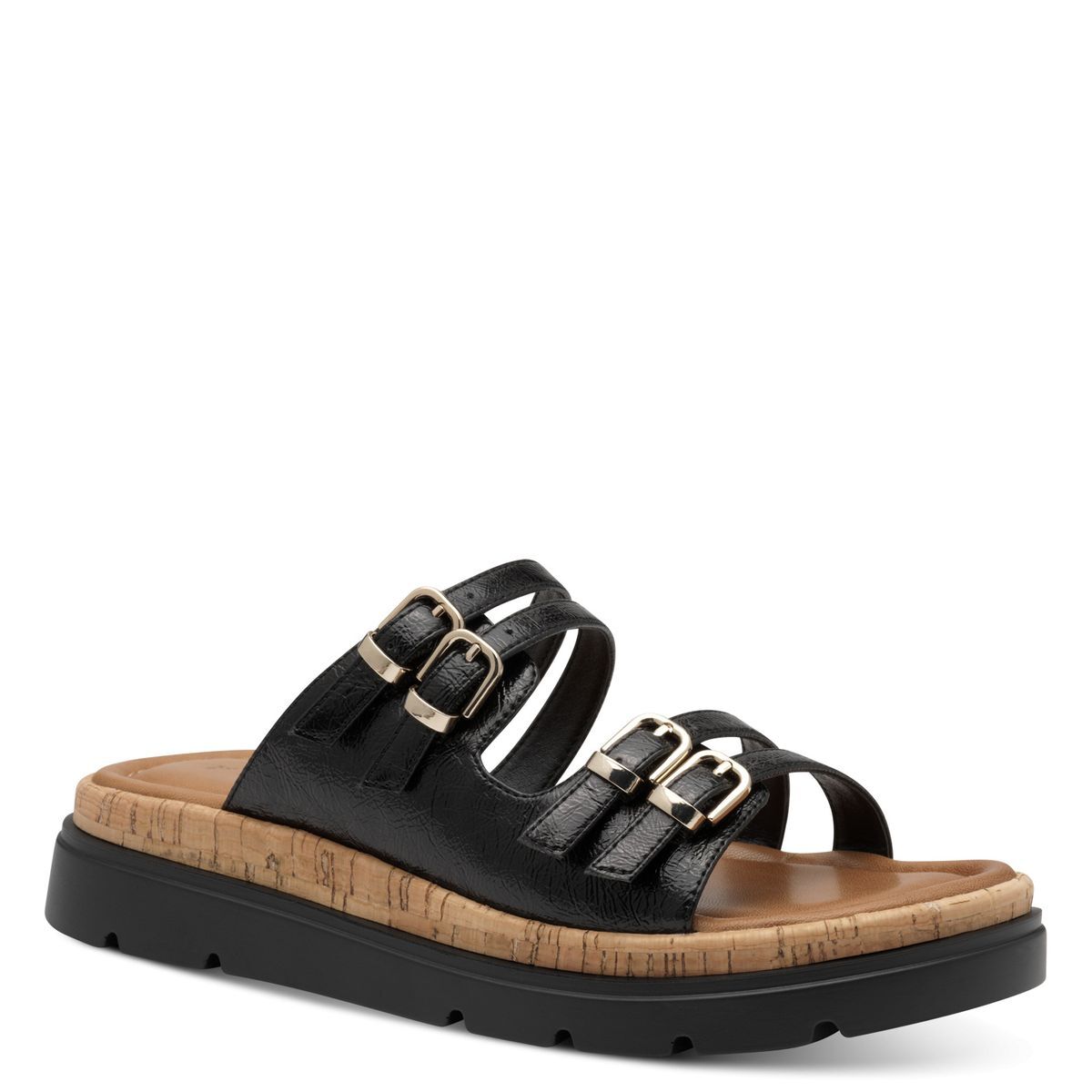 Mule en boucle noir, TAMARIS