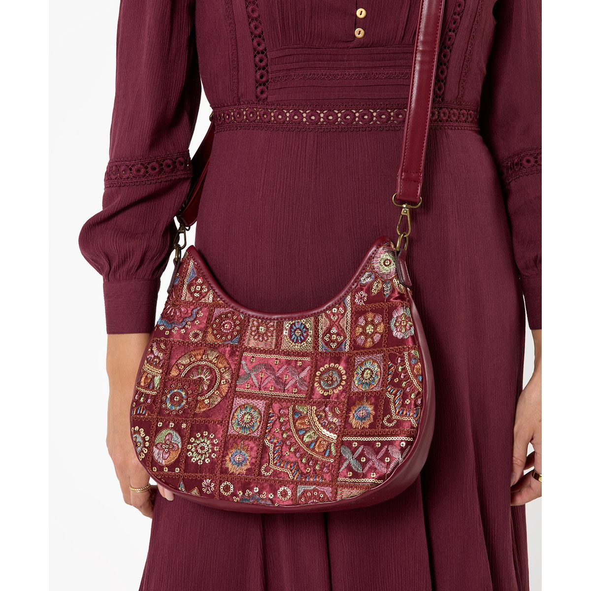 Sac Parfait à Empiècements marron, JOE BROWNS