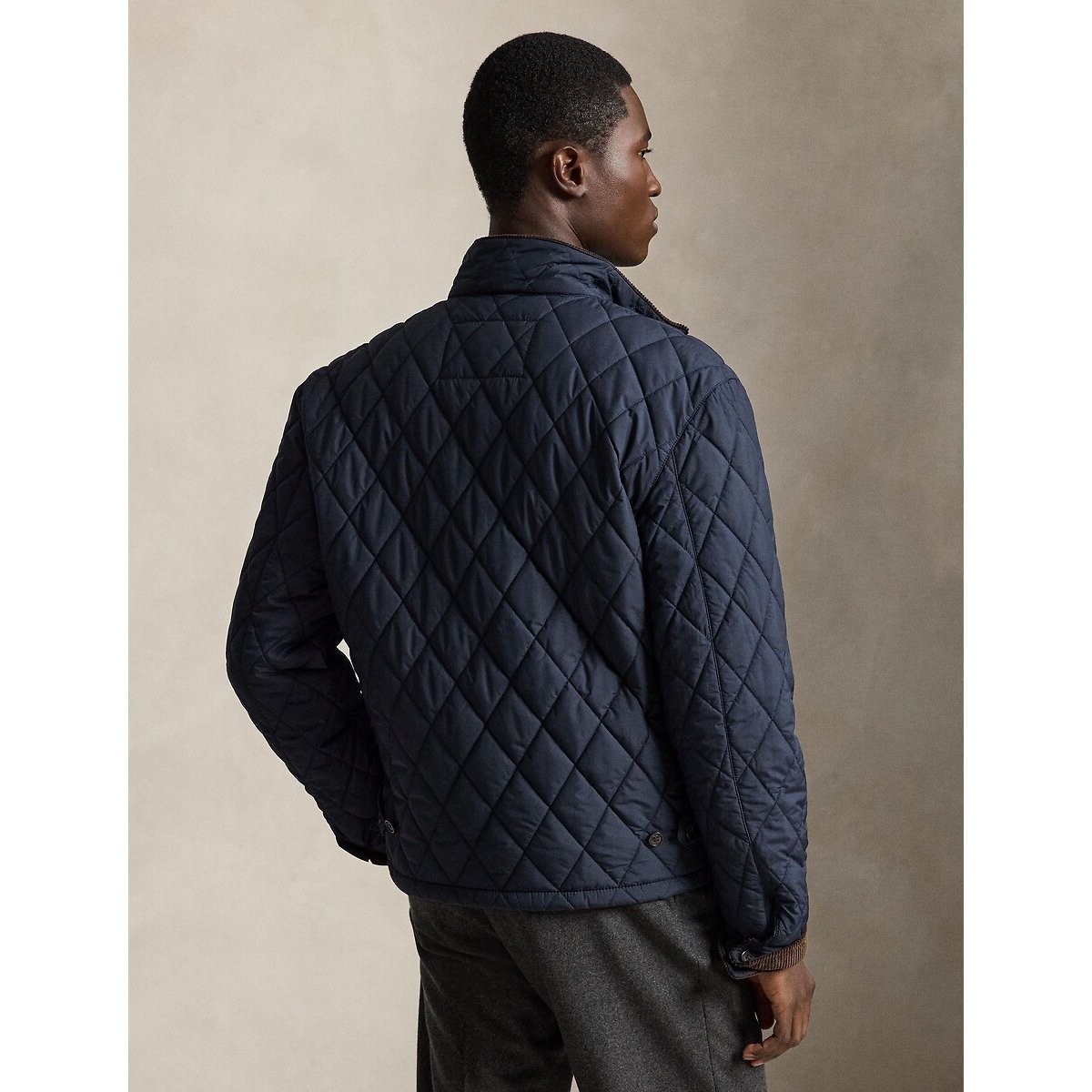 Chaqueta cortavientos acolchada azul marino, POLO RALPH LAUREN