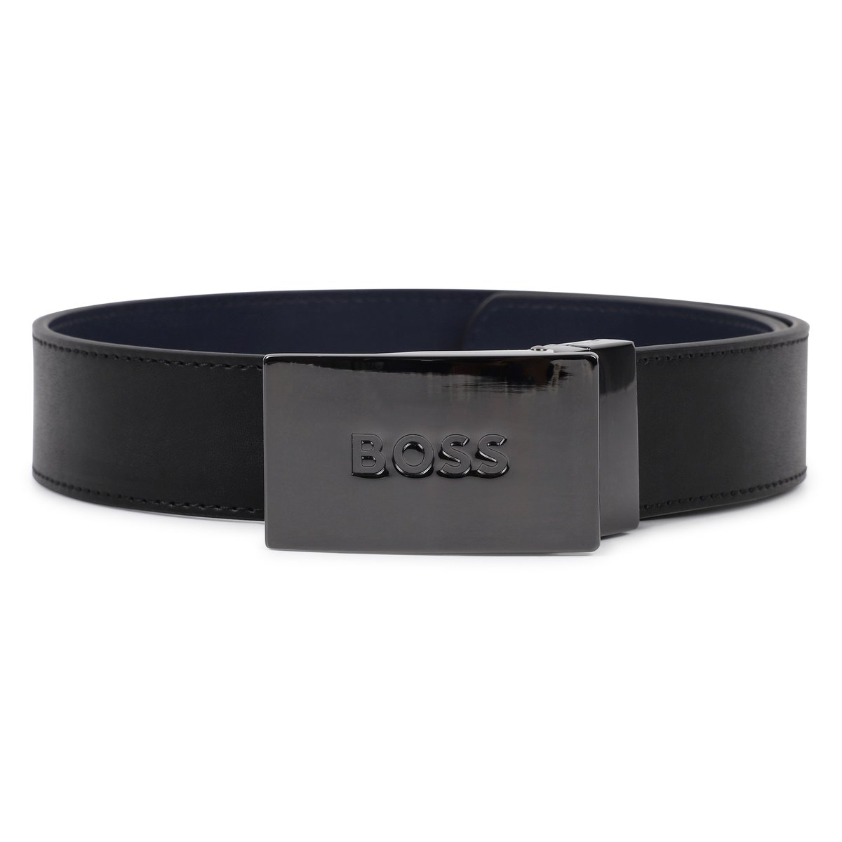 Ceinture réversible black, BOSS KIDSWEAR