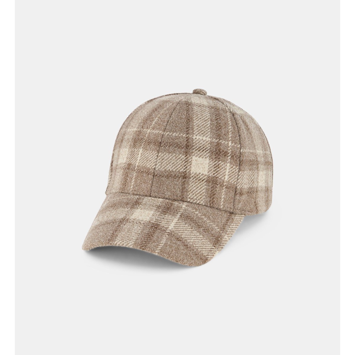 Casquette val tartan feutrée beige, GALERIES LAFAYETTE