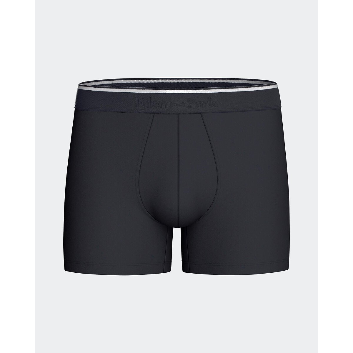 Lot de 3 boxers unis vert + bleu marine, EDEN PARK