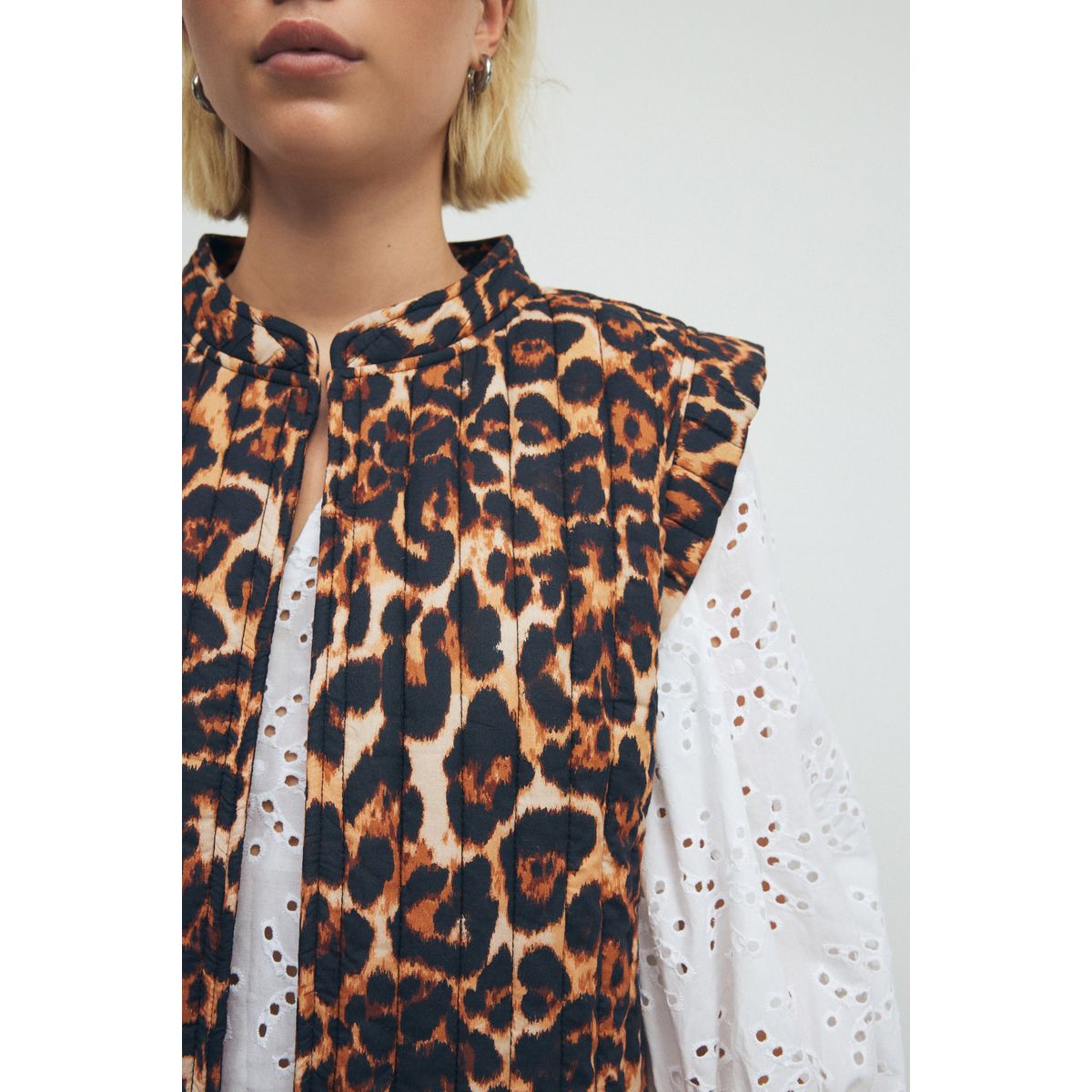 Veste sans manche matelassée animal, NEXT