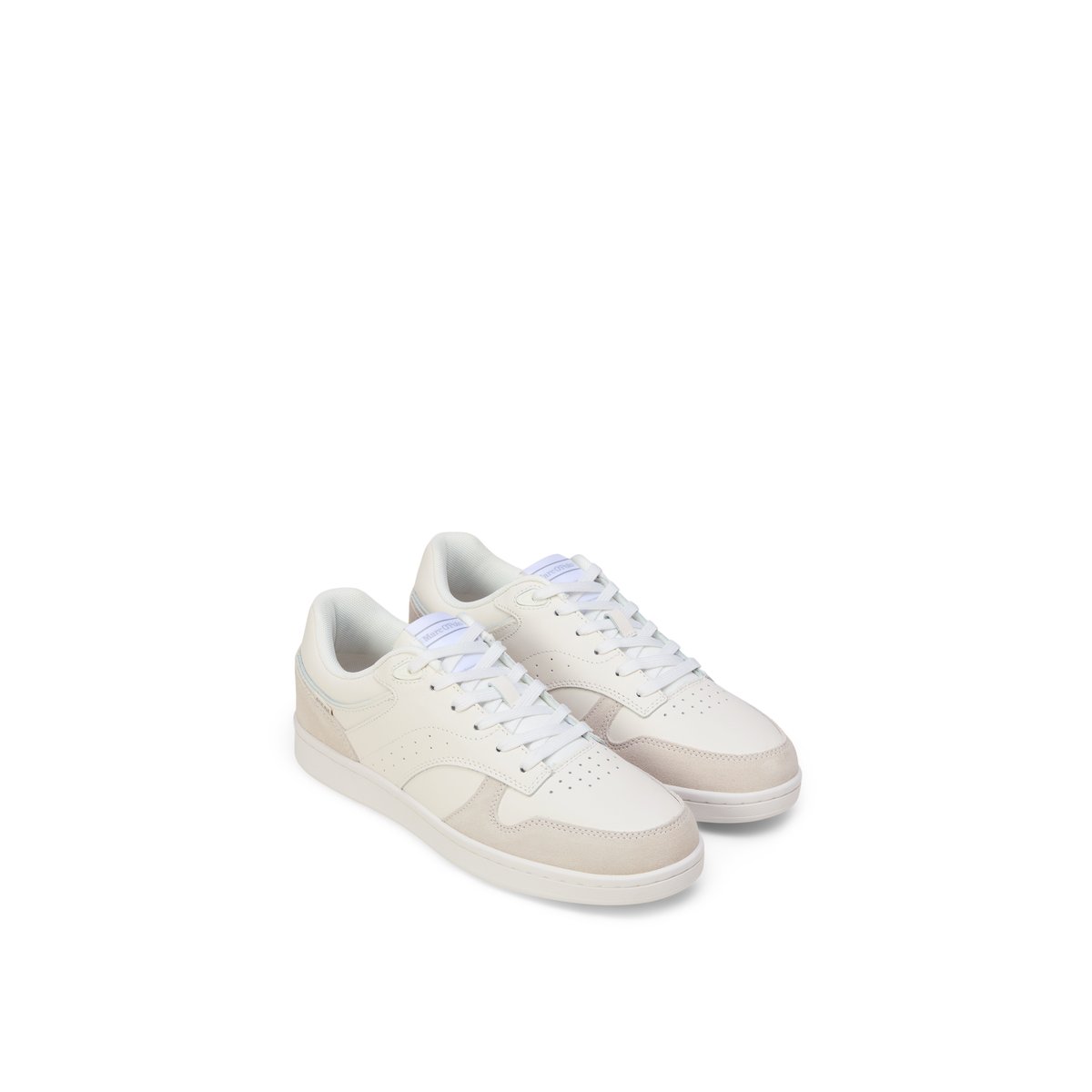 Baskets en cuir de vache de haute qualité blanc, MARC O'POLO