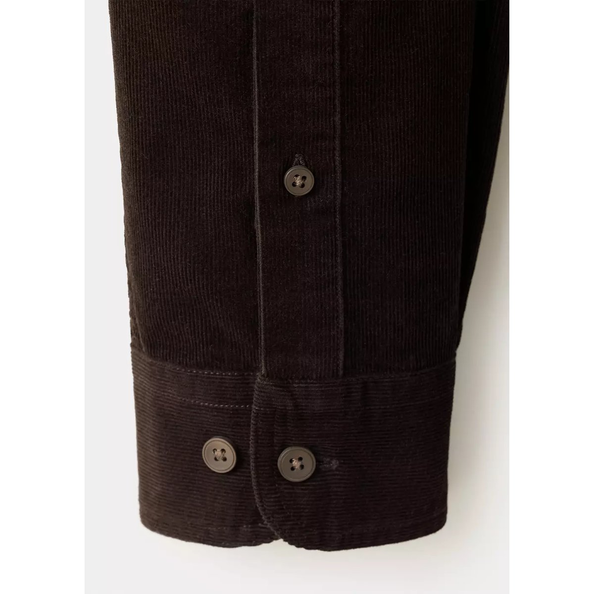 Chemise velours milleraies classic-fit chocolat, MANGO MAN