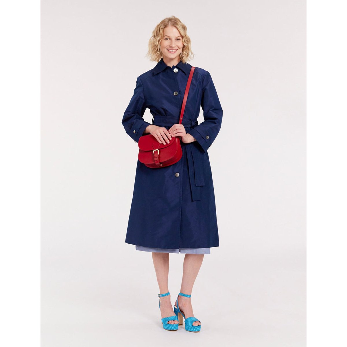 Flaneur shoulder bag rouge, INES DE LA FRESSANGE PARIS