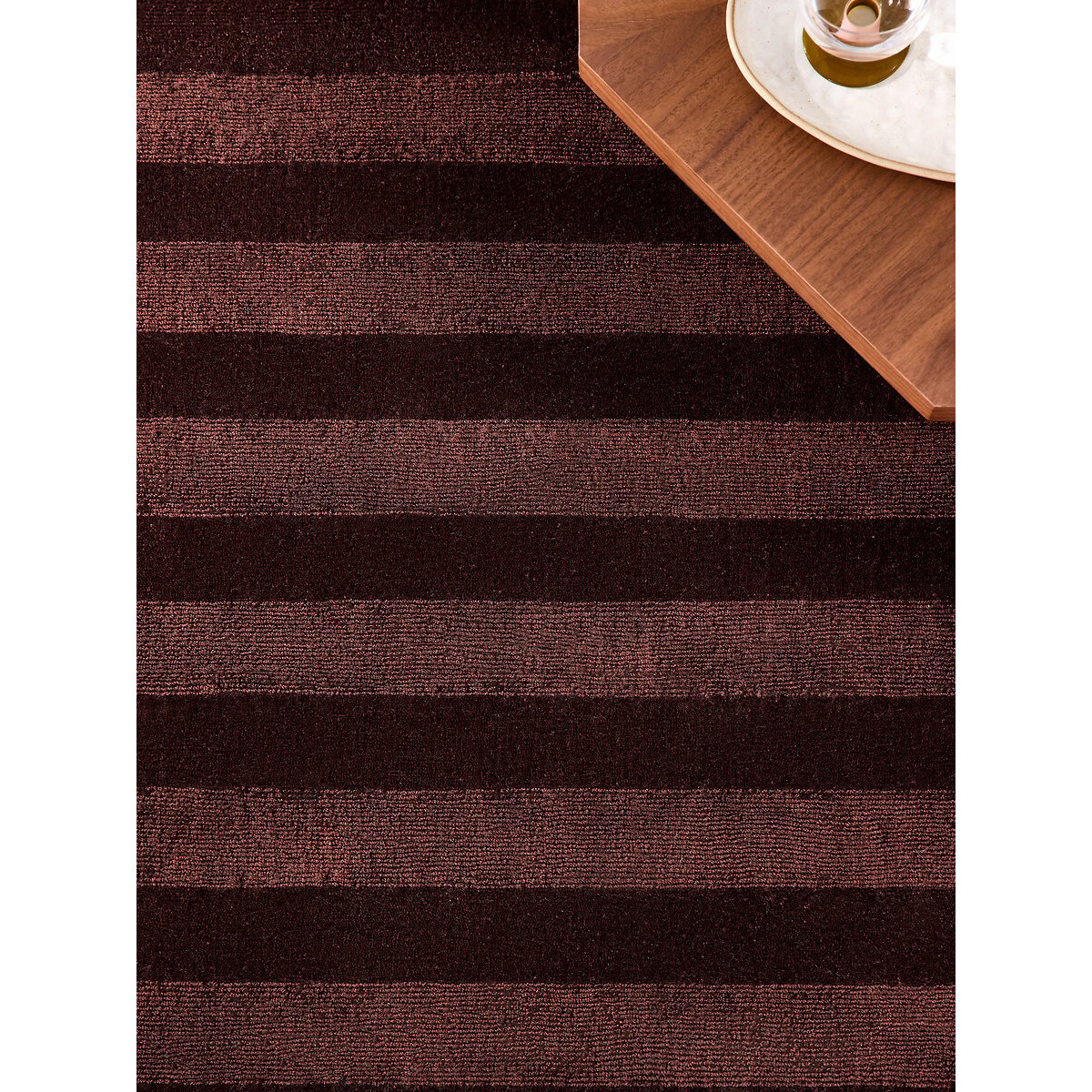 MADE.COM Connor Rug burgundy, MADE