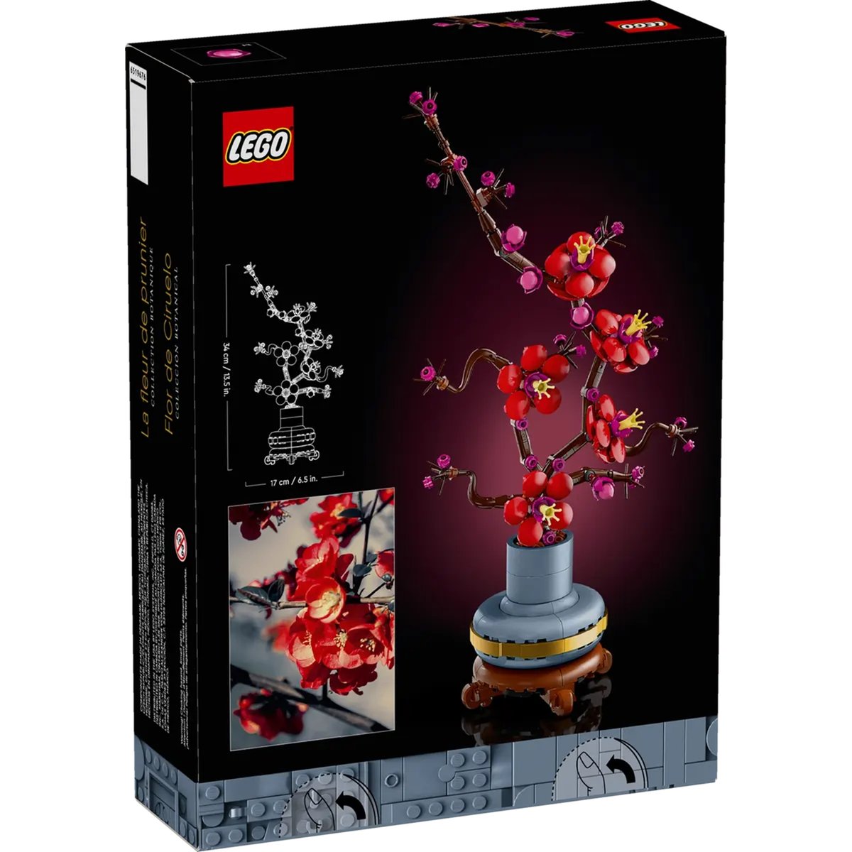 LEGO Icons - Fleurs de Prunier - Décoration Florale à Construire - 10369 multicolore, LEGO