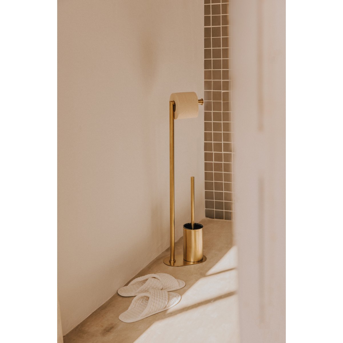 Brosse Wc Et Porte Papier ARCHITECT SP noir mat, COSMIC