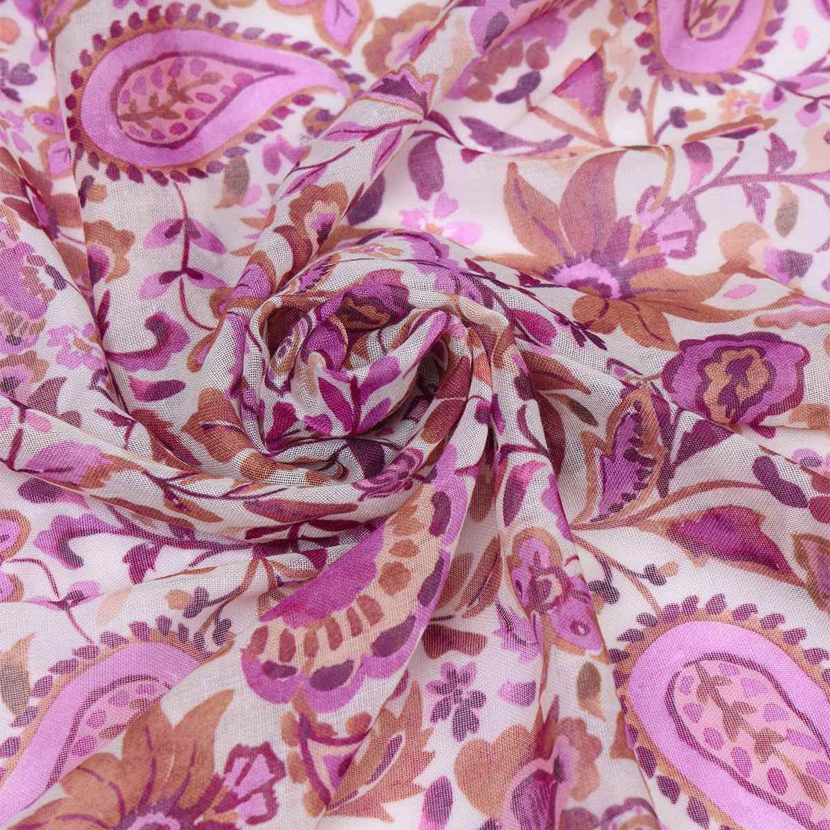 Foulard Haline mauve, MISE AU GREEN