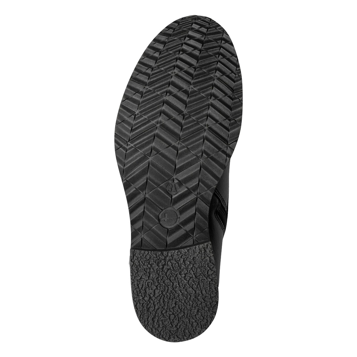 Stivaletti stringati piatti nero , TAMARIS