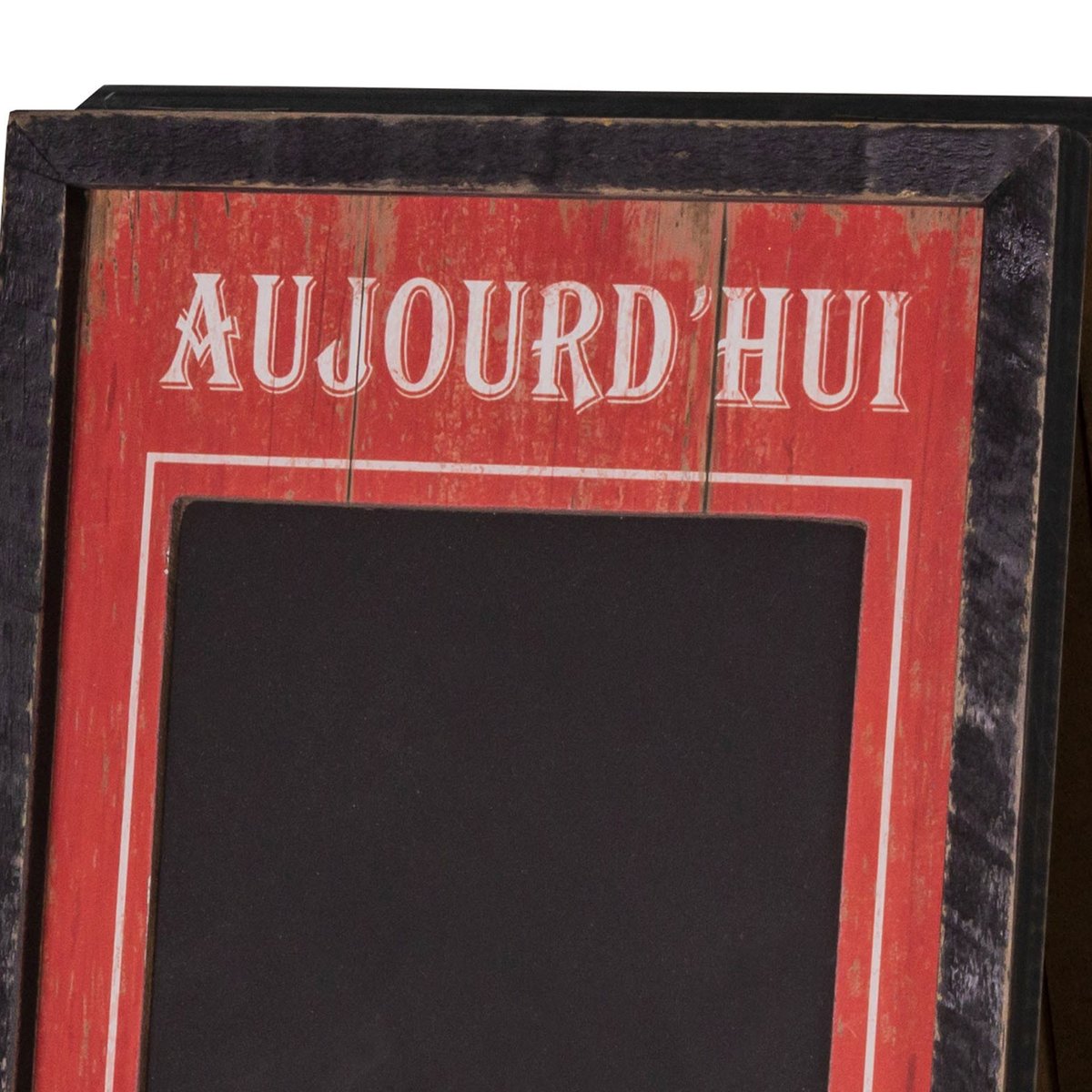 Chevalet de table ardoise 'aujourd'hui' 23x21.5x33.5cm noir, WADIGA