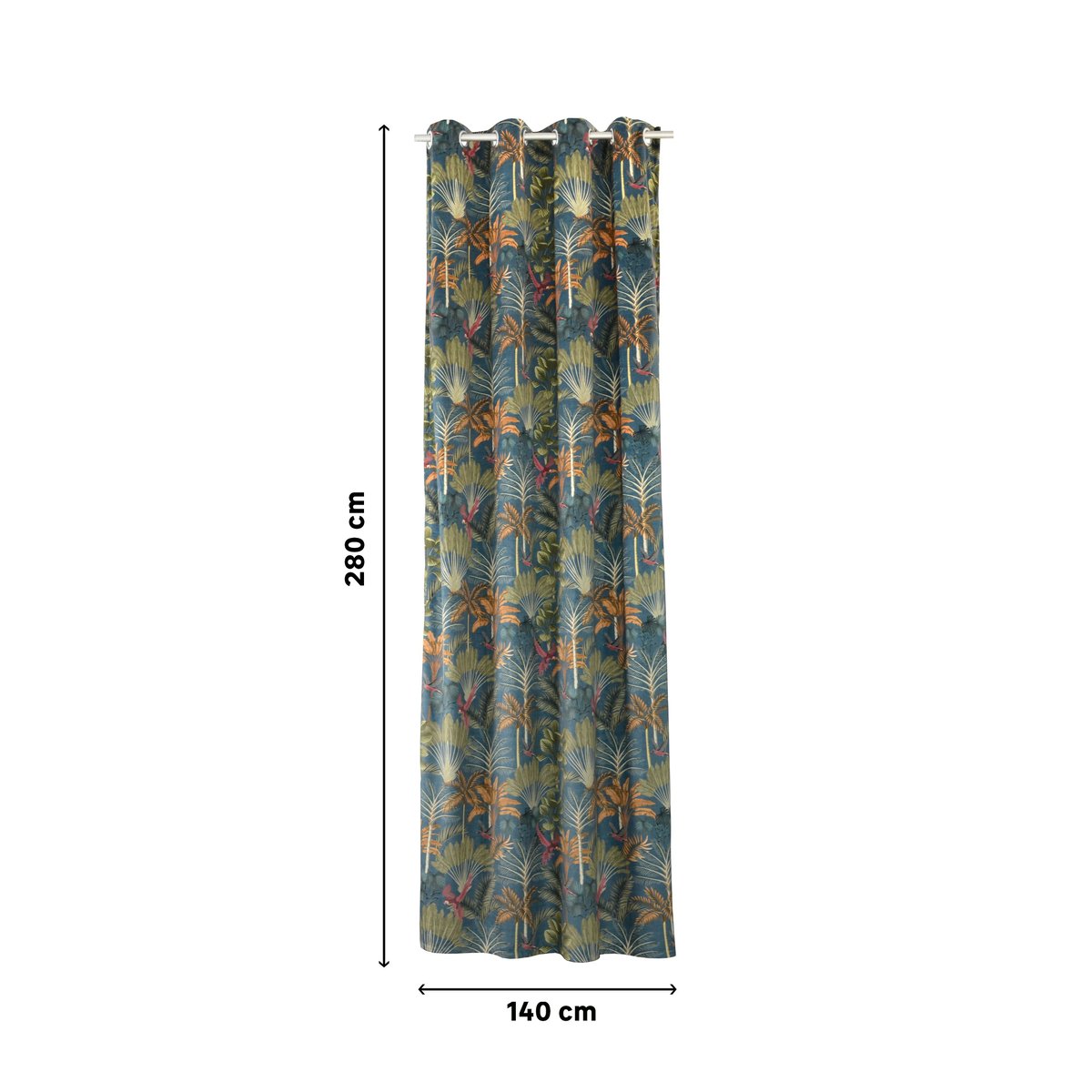 Rideau obscurcissant en polyester, NADJILA multicouleur, INSPIRE