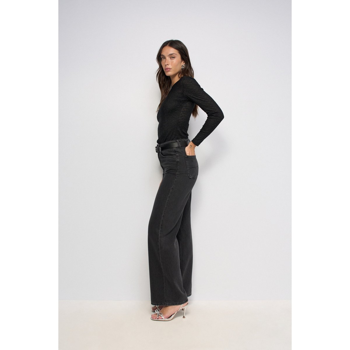 PULL À STRASS noir, SALSA JEANS