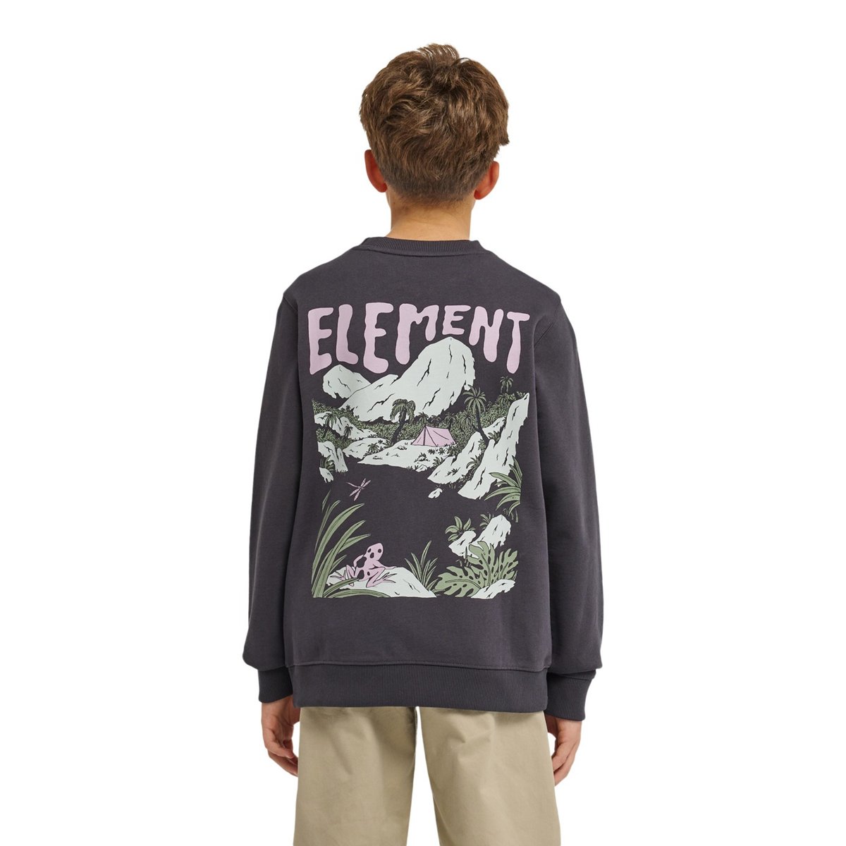 Sweat LAKESIDE noir off black, ELEMENT