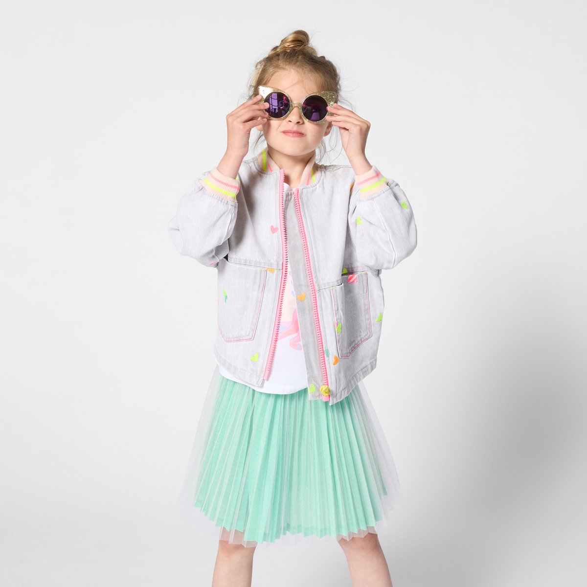 Veste en jean denim grey, BILLIEBLUSH