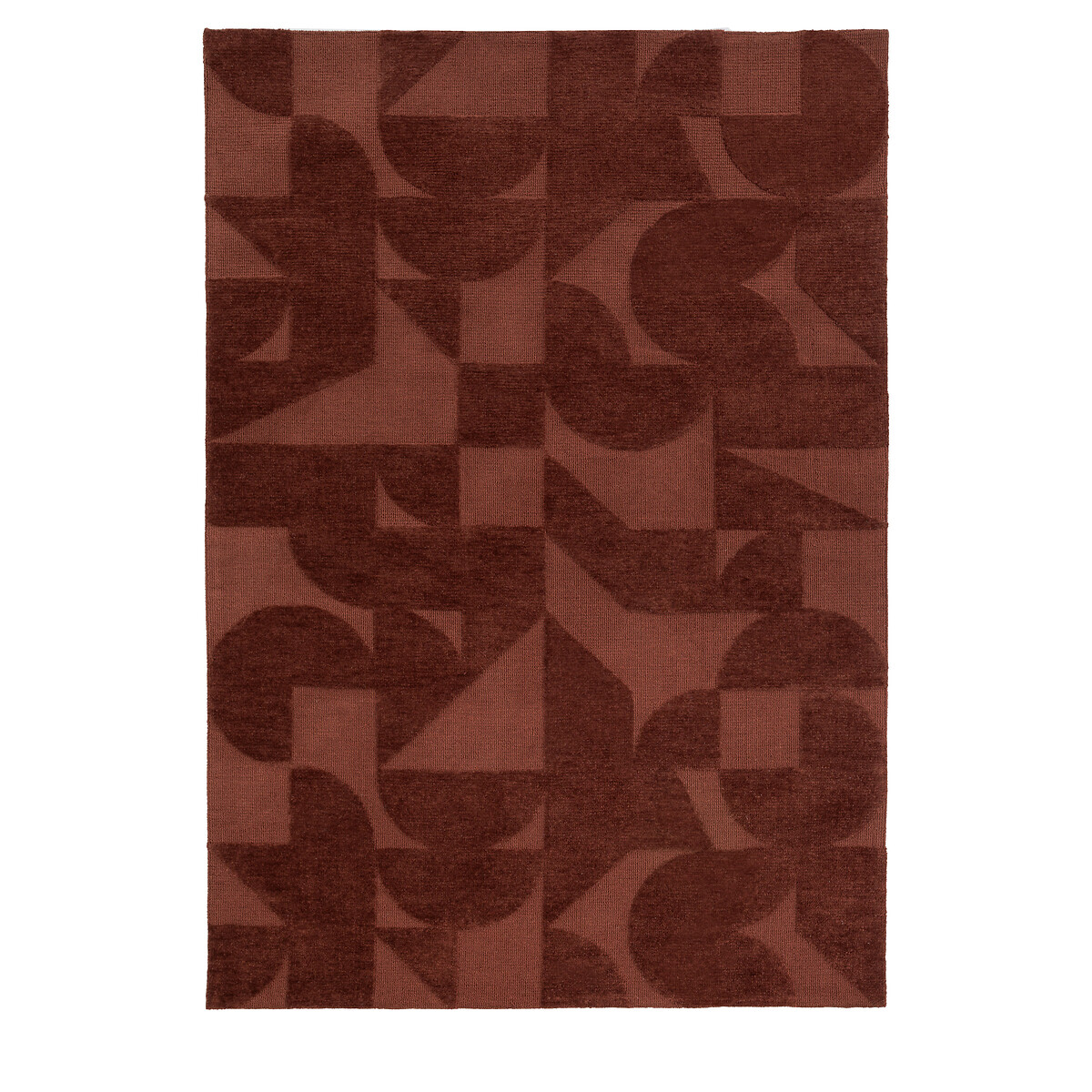 Selby Block Rug brown , SO'HOME