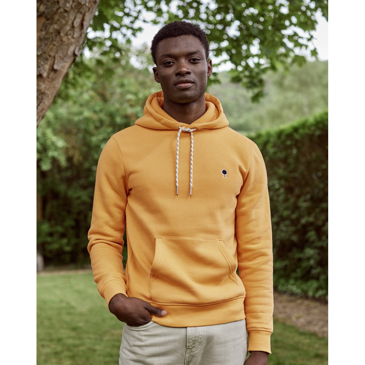 Sweat coton DIRAC ocre, FAGUO