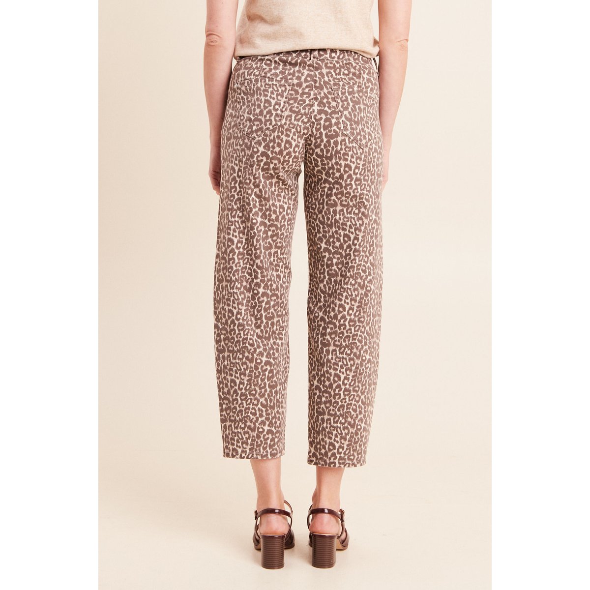 Pantalon magique Le Léger coupe barrel beige, BREAL