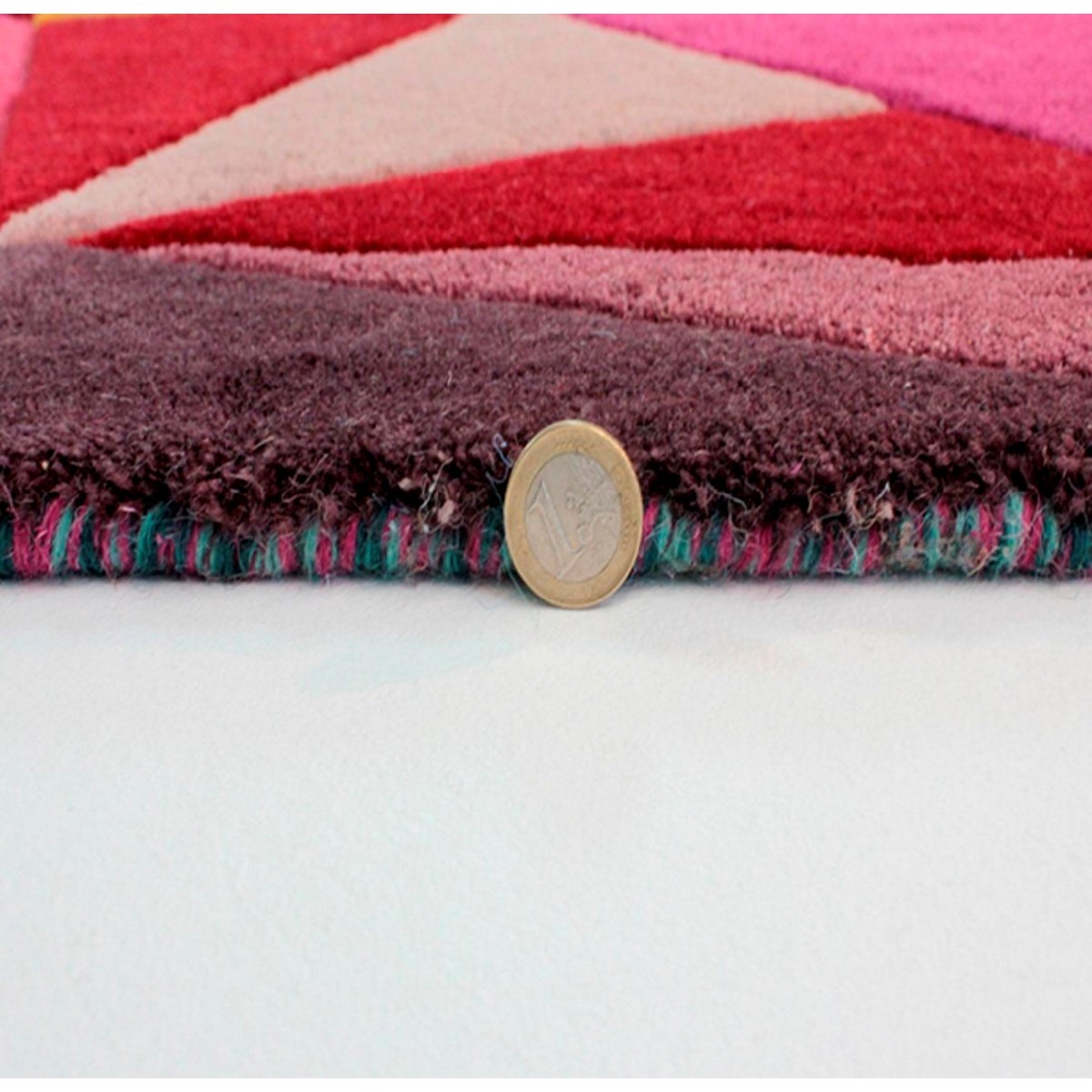 Tapis salon et chambre Laine Design PLYMOUTH multicolore, NOVATREND