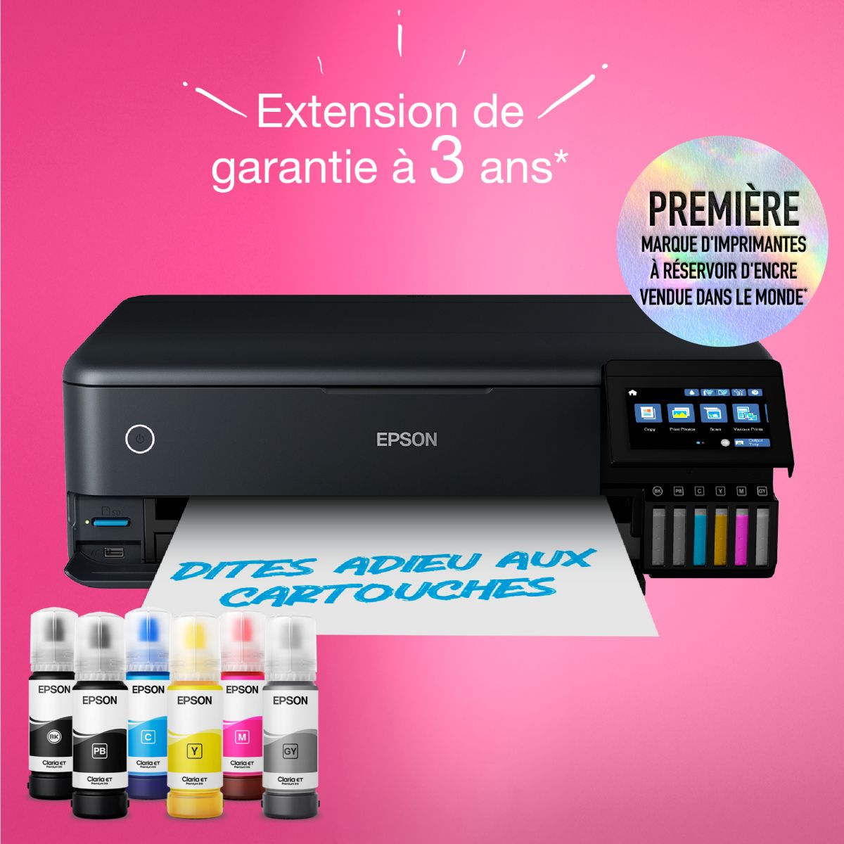 Imprimante jet d'encre EcoTank ET-8550 noir, EPSON