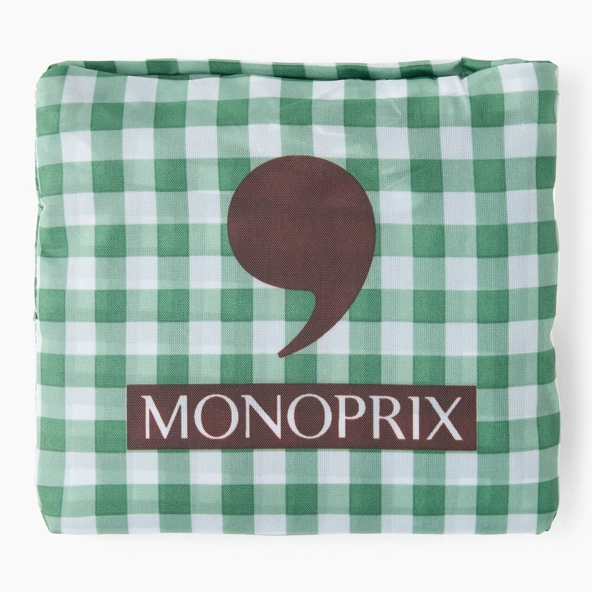 Sac dd vichy, en polyester recyclé ,40x11x30cm spring, MONOPRIX