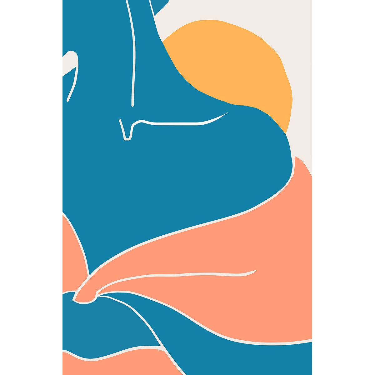 Tableau Douceur d'été tableau alu dibond, HEXOA