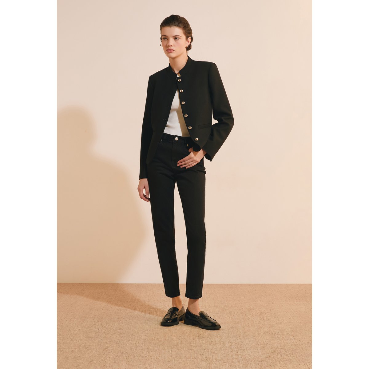 ETAM PANTALON DEMIE GD - PANTALON noir, ETAM