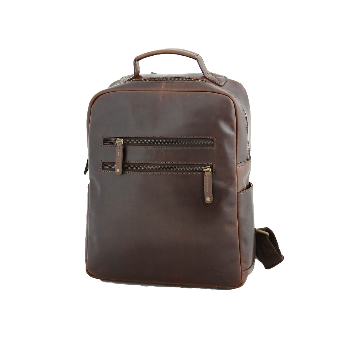 Mochila em pele Adventure 007, MP castanho, MP