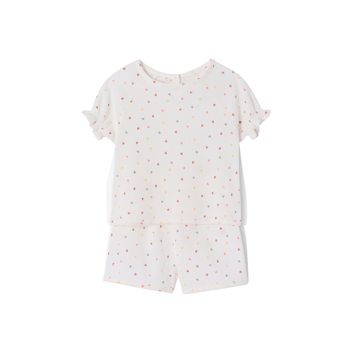 Lot 2 pyjashorts pratique vert sauge, VERTBAUDET