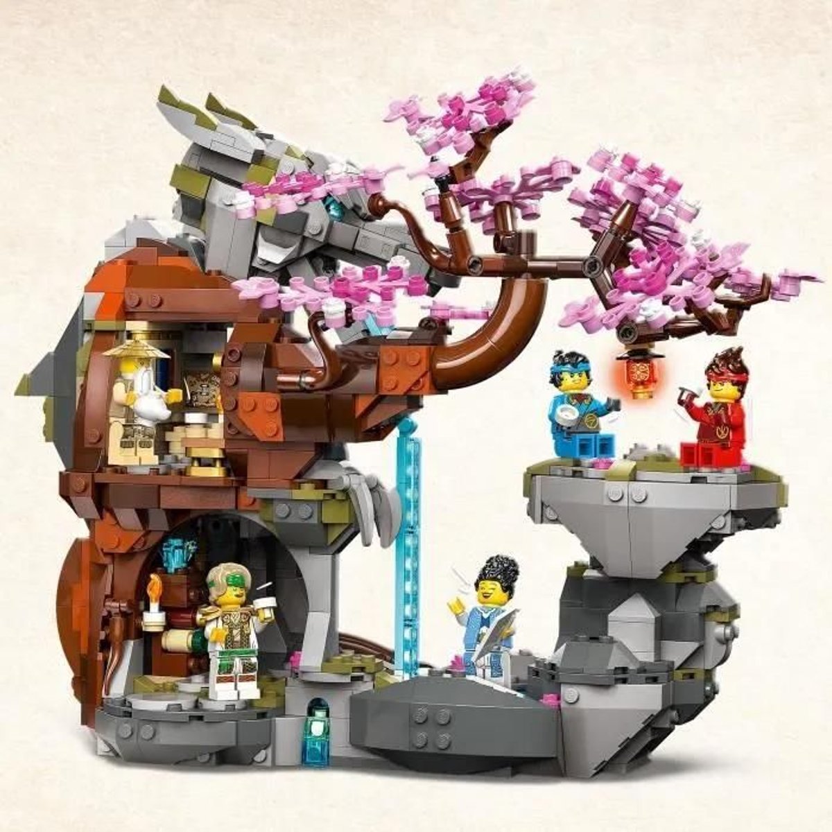 LEGO NINJAGO - Sanctuaire de la Roche du Dragon - Set de Construction 71819 multicolore, LEGO
