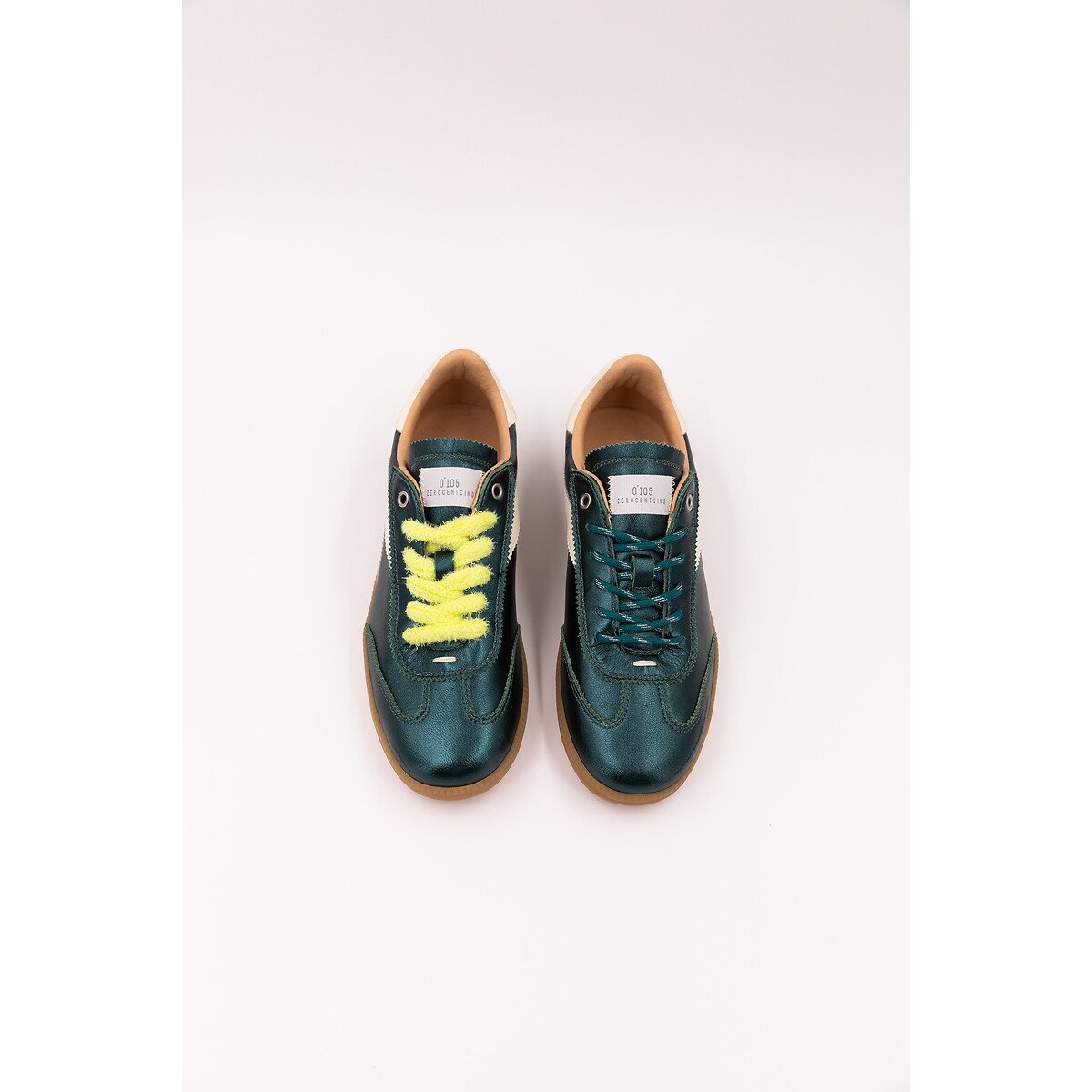 Sapatilhas em pele NOVA METALLIC verde, ZERO 105