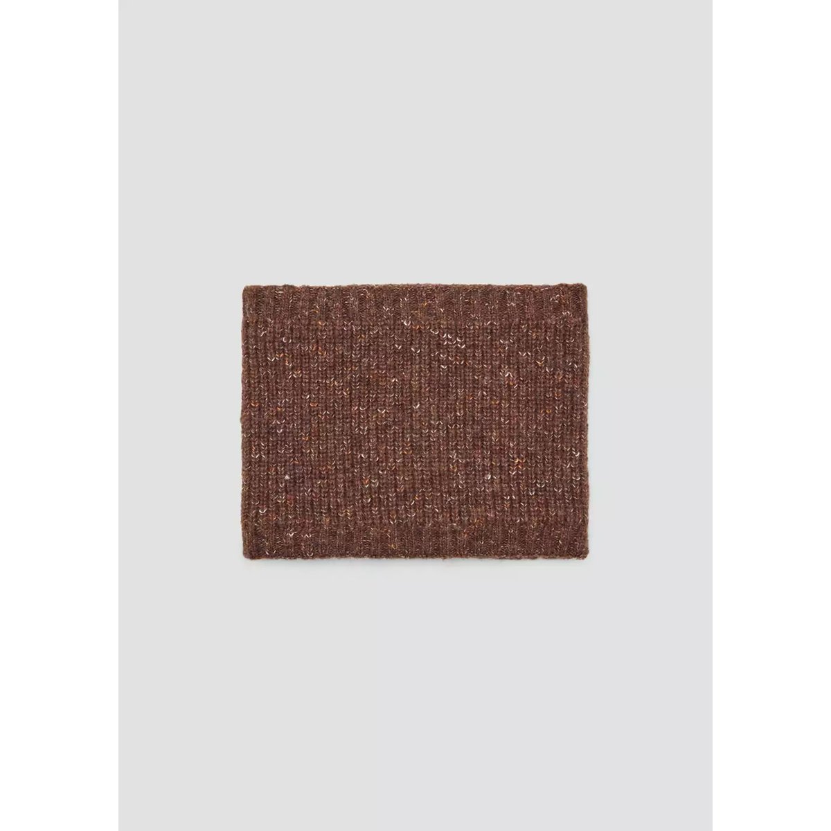 Écharpe jaspée en maille marron, MANGO KIDS