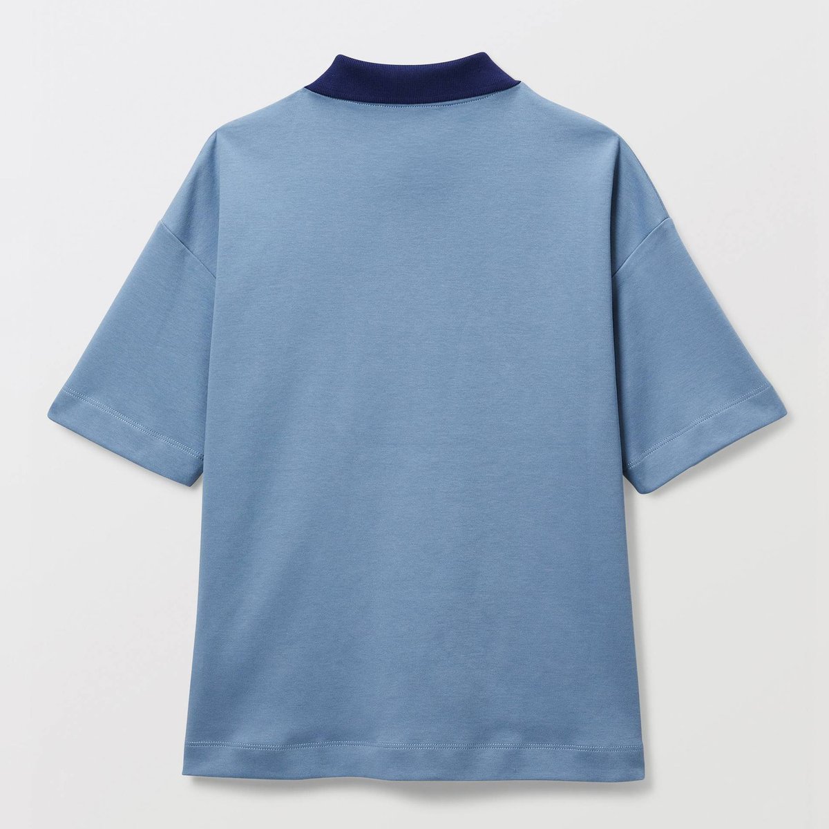 Polo manches courtes uni en coton BIO GOTS tornade, MONOPRIX