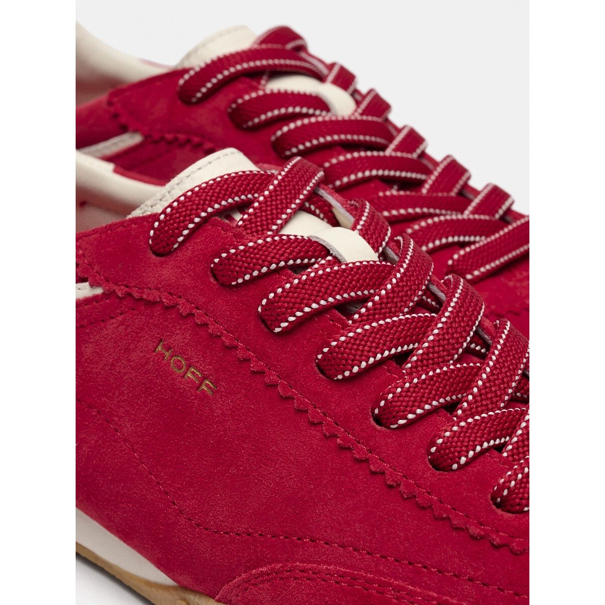 Bridge FL Red Leather Trainers red, HOFF