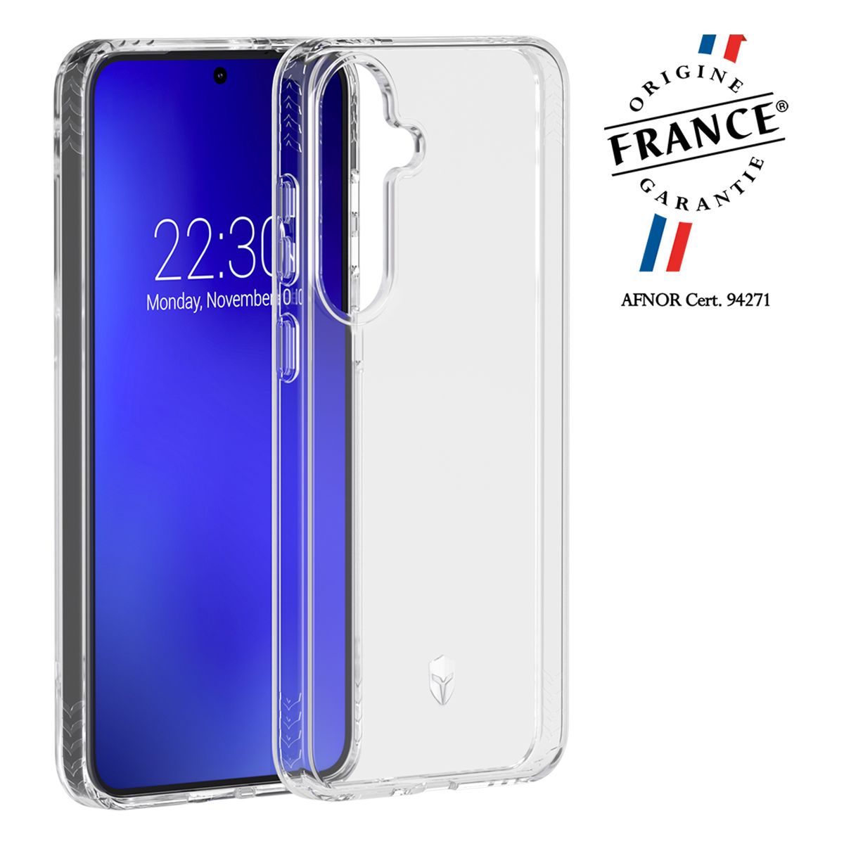 Coque Samsung Galaxy S25+Transparente couleur unique, FORCE CASE